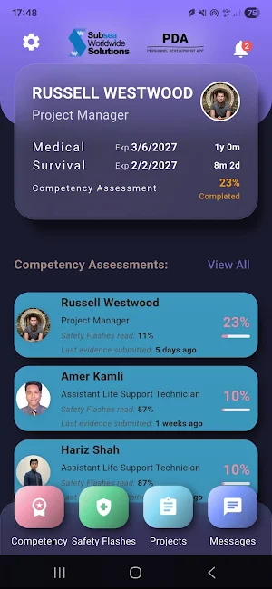 Subsea Personnel Development Screenshot 0