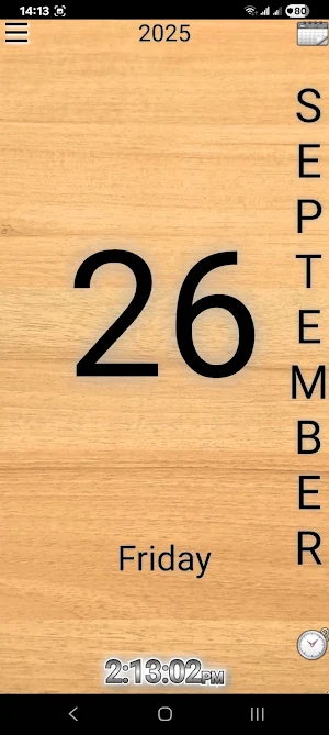 Talking Calendar Clock Screenshot 2