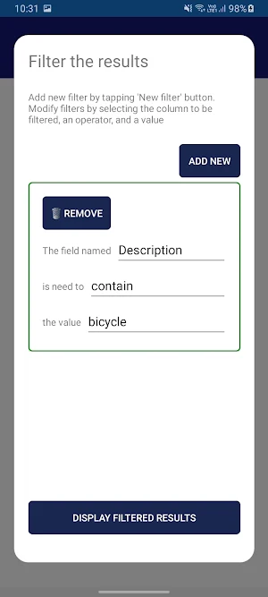 COSMO Mobile Solution Screenshot 2