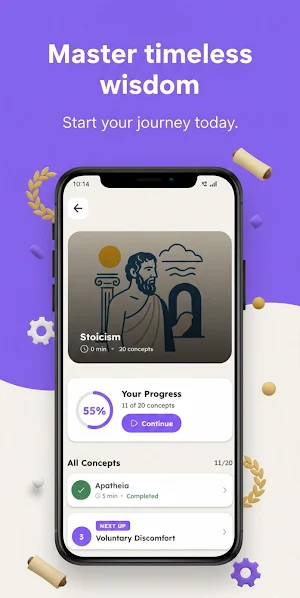 Unrot - Smart Daily Learning Screenshot 1