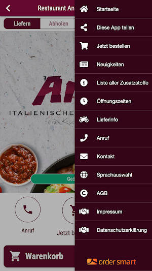 Restaurant Anni Lieferservice Screenshot 2
