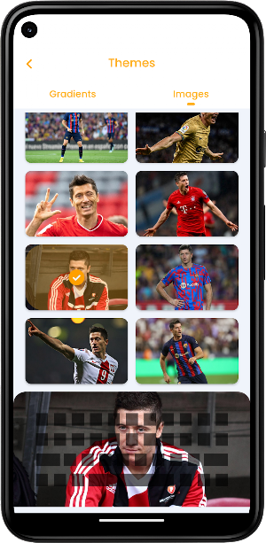 Robert Lewandowski keyboard Screenshot 1