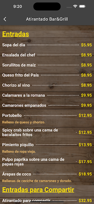 Atirantado bar & grill Screenshot 2