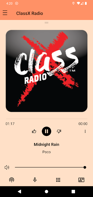 ClassX Radio Mobile Screenshot 0