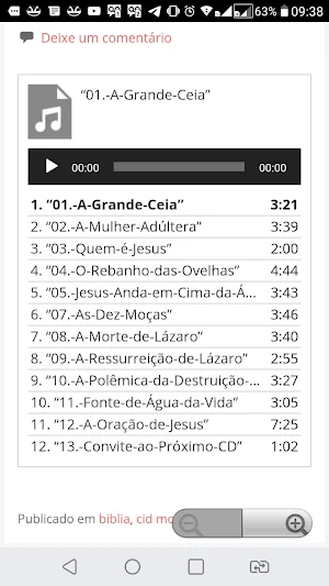 BIBLIA EM PORTUGUES FALADA NTLH Screenshot 0