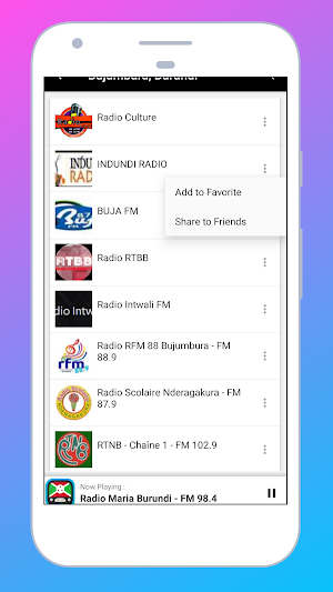 Radio BURUNDI:ONLINE FM STATIONS FREE + MUSIC APP Screenshot 3