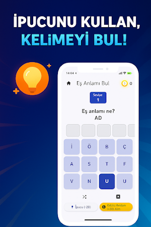 Eş Anlamı Bul - Kelime Oyunu Screenshot 1