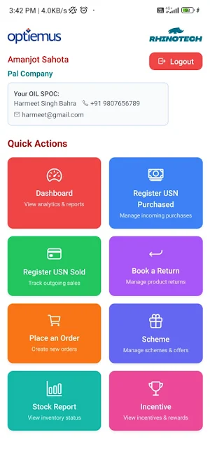 Unnati-Powered By Optiemus Screenshot 1