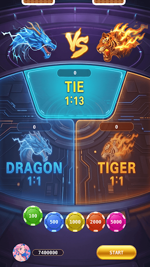 Dragon Tiger Playova Screenshot 1