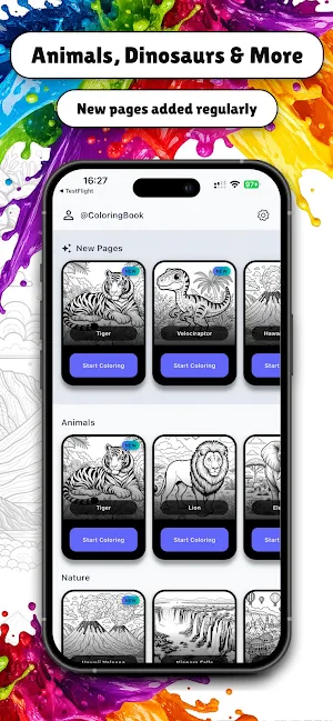 Coloring Book: Paint & Art Screenshot 2