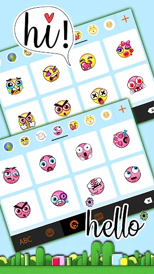 Colorful Keyboard Background Screenshot 3