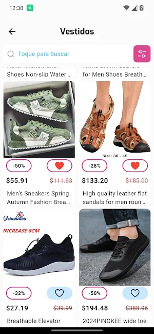 Men shoes shopping online Screenshot 2