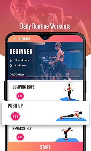 Female Flat Stomach Workout: Burn Belly Fat Screenshot 2