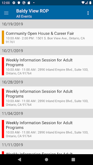 Baldy View Regional Occupational Program Screenshot 2