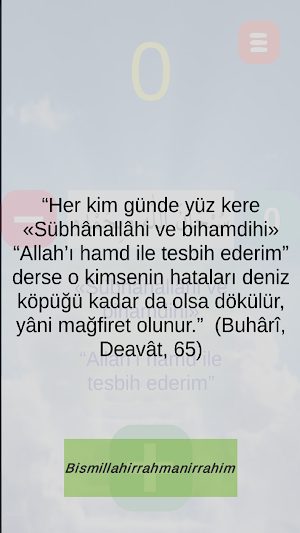 Günlük Zikirler ve Zikirmatik Screenshot 1