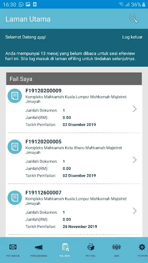 e-Kehakiman Screenshot 1