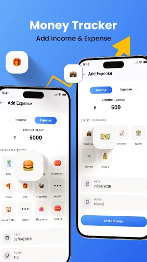 Bank Balance & Money Tracker Screenshot 1