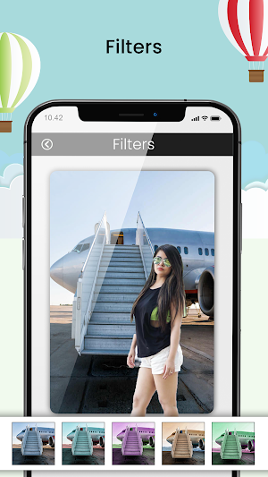 Aeroplane Photo Editor Frames Screenshot 2