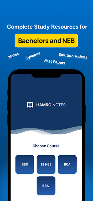 Hamro Notes - NEB and BBS Screenshot 0
