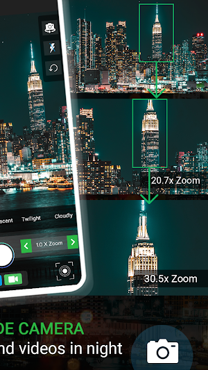 Night Camera Mode Photo Video Screenshot 1