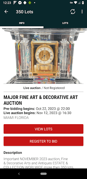 BASEL AUCTION HOUSE Screenshot 1