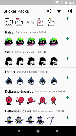 UNDERTALE and DELTARUNE stickers for WhatsApp Screenshot 1