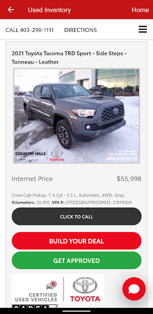 Country Hills Toyota Dealer Screenshot 3