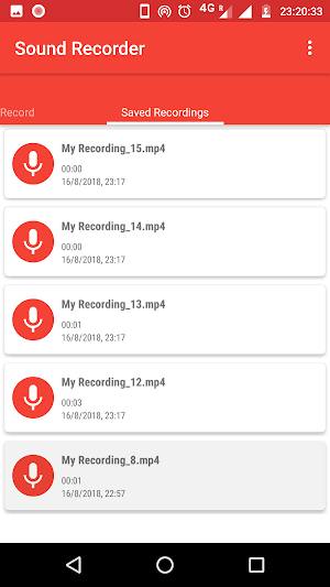 Voice Recorder Sound Recorder Screenshot 2