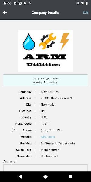 Vizybility CRM Mobile Screenshot 1
