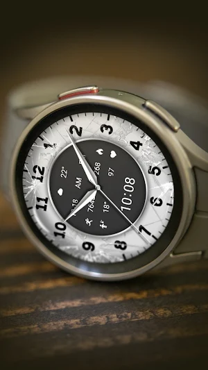 ZKin Watch Face Broken Quartz Screenshot 2