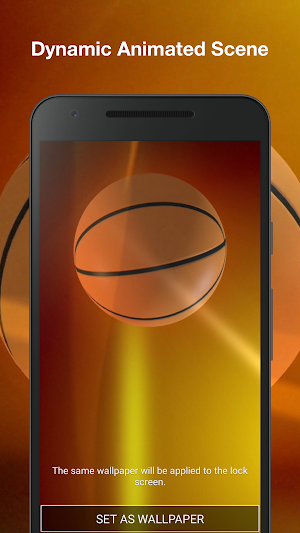 Basketball Live Wallpaper Screenshot 1