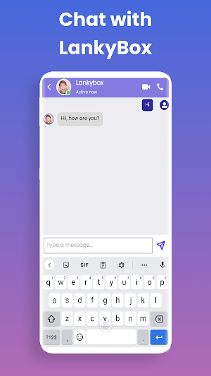 Lankybox Fake Video Call, Chat Screenshot 3