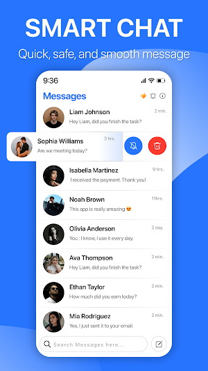 Messages: SMS Home Screenshot 1