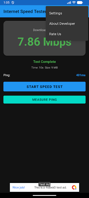 NetSwift - Net Speed Tester Screenshot 2