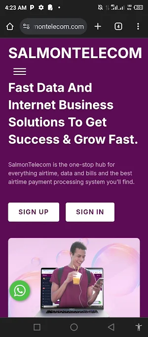 Salmon Telecom Screenshot 0