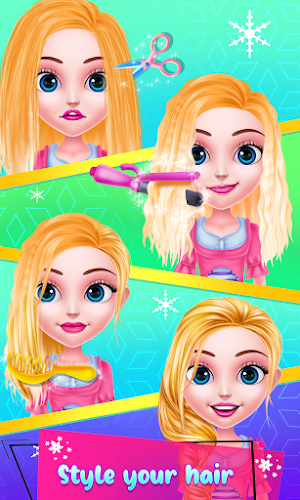 Princess Girl At Hair Beauty Salon Screenshot 2