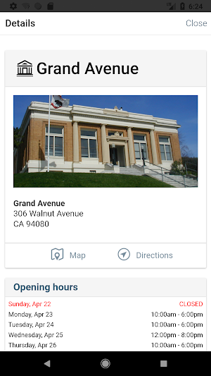 South San Francisco Library Screenshot 1