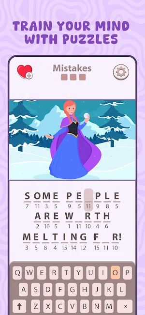Crypto World: Puzzle fun! Screenshot 1
