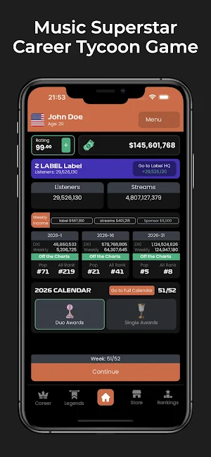 Music Superstar Career Tycoon Screenshot 0