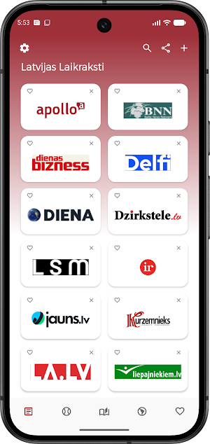 Latvijas Laikraksti Screenshot 0