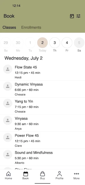 Social Yoga Screenshot 1
