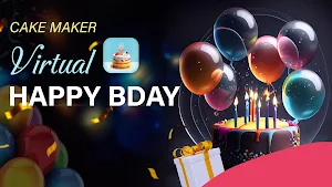 Cake Maker: Virtual Happy Bday Screenshot 0