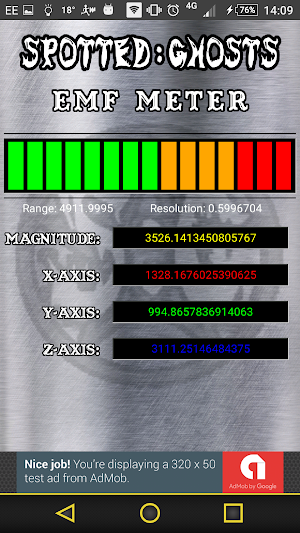 EMF Meter - ITC Research Screenshot 3