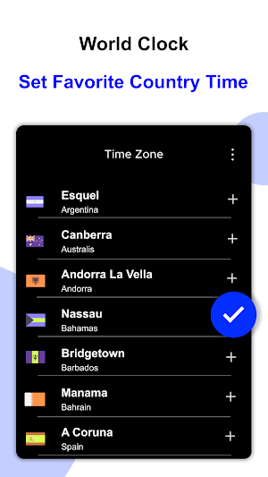 World Clock – World time clock Screenshot 1