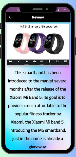 Fitpro M5 Smart Watch Guide Screenshot 1