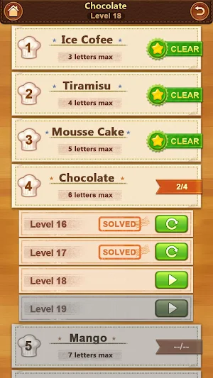 Word Cafe - A Crossword Puzzle Screenshot 3