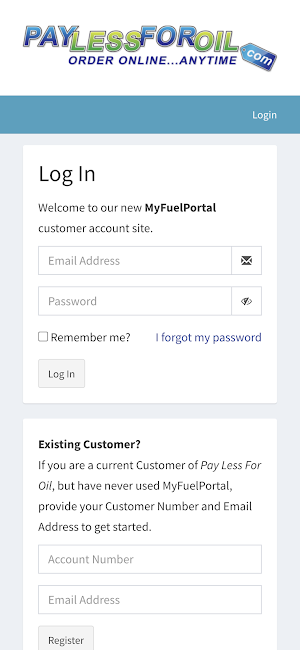 MyPLFOAccount Screenshot 0