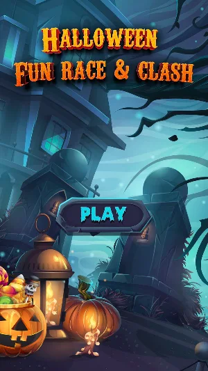Halloween Fun race & clash: Race Through Obstacles Screenshot 0
