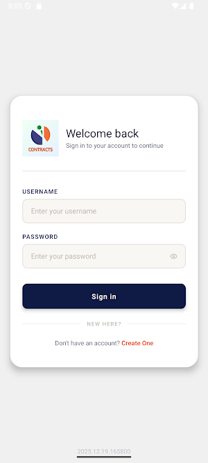 FinanceApps Contracts Screenshot 0