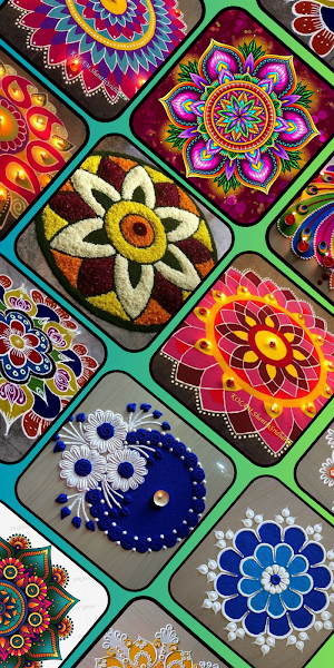 Latest & Simple Rangoli Design Screenshot 3
